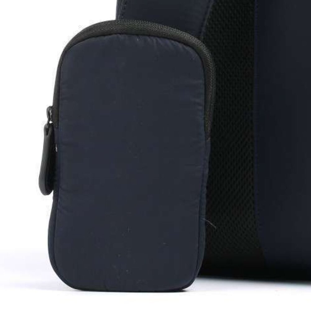 Ted Baker Large Backpack Puffer Blue Streek Quilted Nylon Laptop Pocket Pocket - Picture 9 of 10